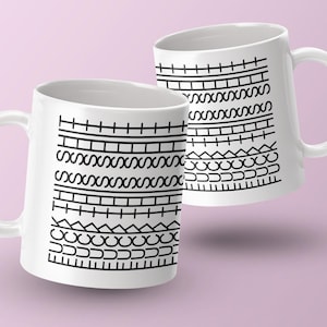 Hidden Swear Word Coffee Mug: Funny Office Humor Gift