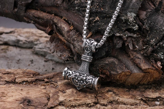 Vintage Stainless Steel Viking Celtics Knot Pendant Necklace Men's Chain  Nordic Odin Trinity Viking Necklace Amulet Jewelry Gift - AliExpress
