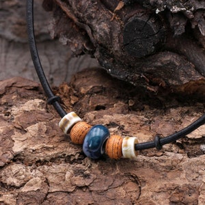 Necklace leather necklace for men and women, necklace jewelry men's jewelry leather jewelry