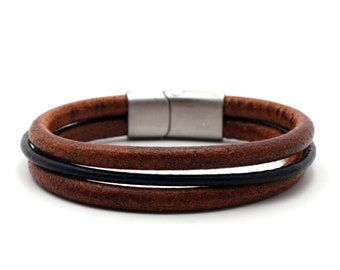 Bracelet Leather Armband Herren ECHT LEDERARMBAND-SERIE ARMBAND Unisex Bracelet Leather Armband Herren ECHT LEDERARMBAND-SERIE ARMBAND Unisex