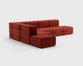 Modular Sofa | Curt Set 12 | Corner Sectional, Floor Sofa, Removable Covers, Flexible Modular Seating, Dama Fabric