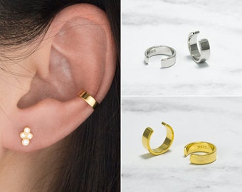 Thin Ear Cuff-Simple Ear Cuff-Everyday earrings-Stacking Earrings-Minimalist Earrings-Ear Cuff No Piercing-gold ear cuff-fake helix piercing