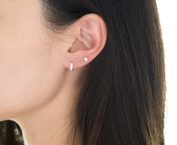 ★2022SS新作★MZUU★DAYZ Tiny Square Frame Earrings iboju_earrings_3d_printed_mask