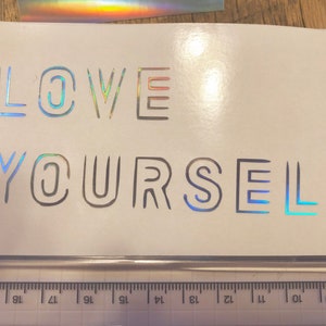 LIMITED EDITION - BTS Love Yourself Decal