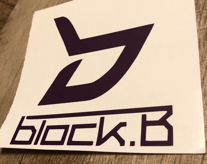 Block B Logo Decal