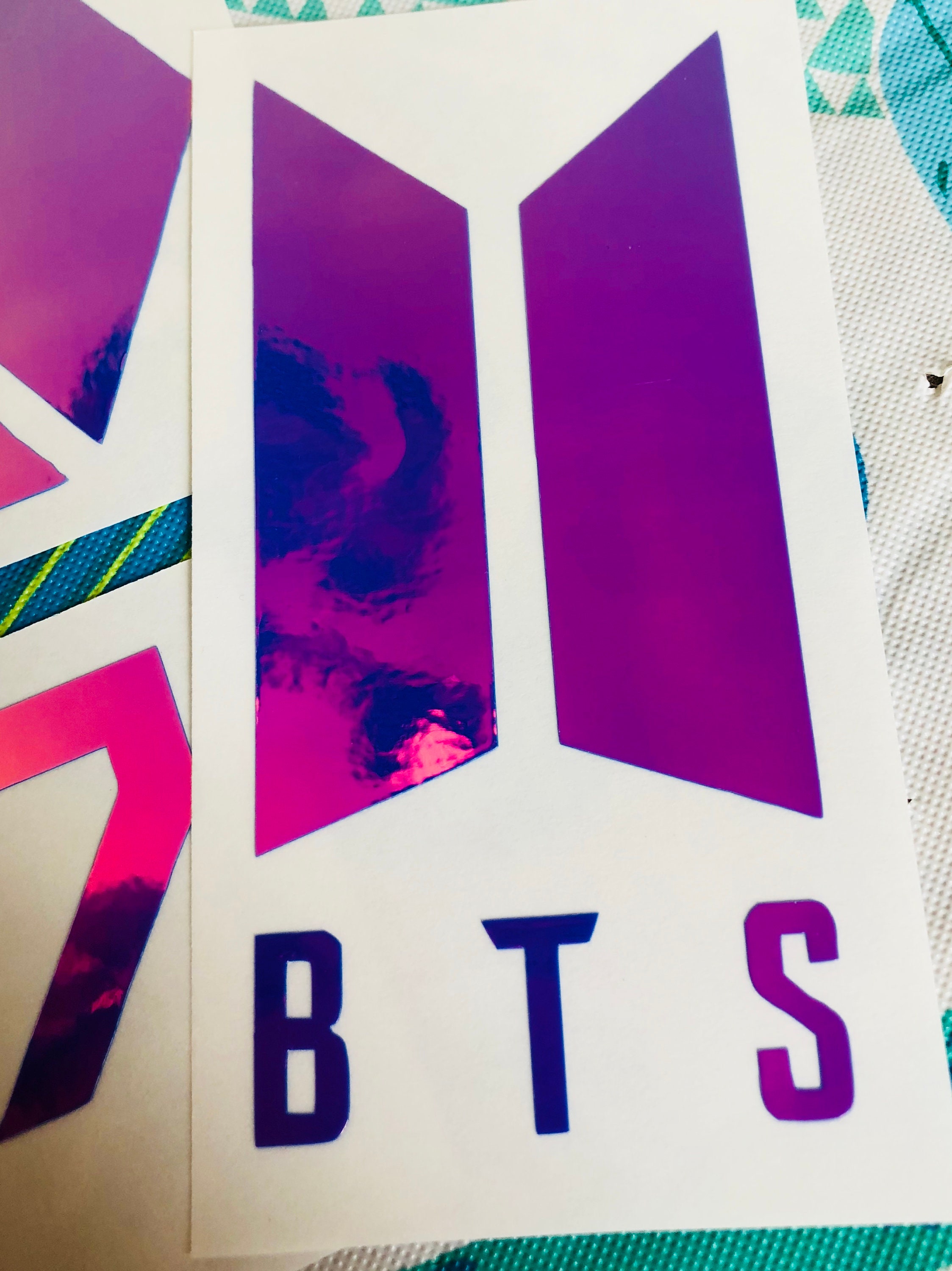 BTS Stickers Glossy & Matte Waterproof 24pcs Cut Already