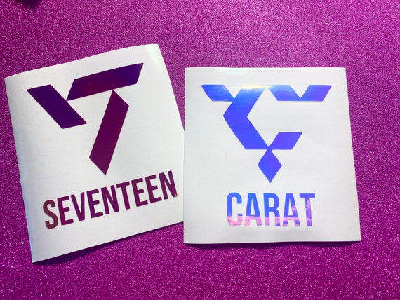 Calcomanías con el logotipo de Seventeen / Carat 2022 - Etsy España