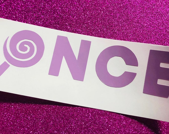 ONCE Logo Decal