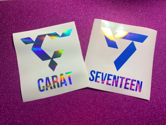 Calcomanías con el logotipo de Seventeen / Carat 2022 - Etsy España