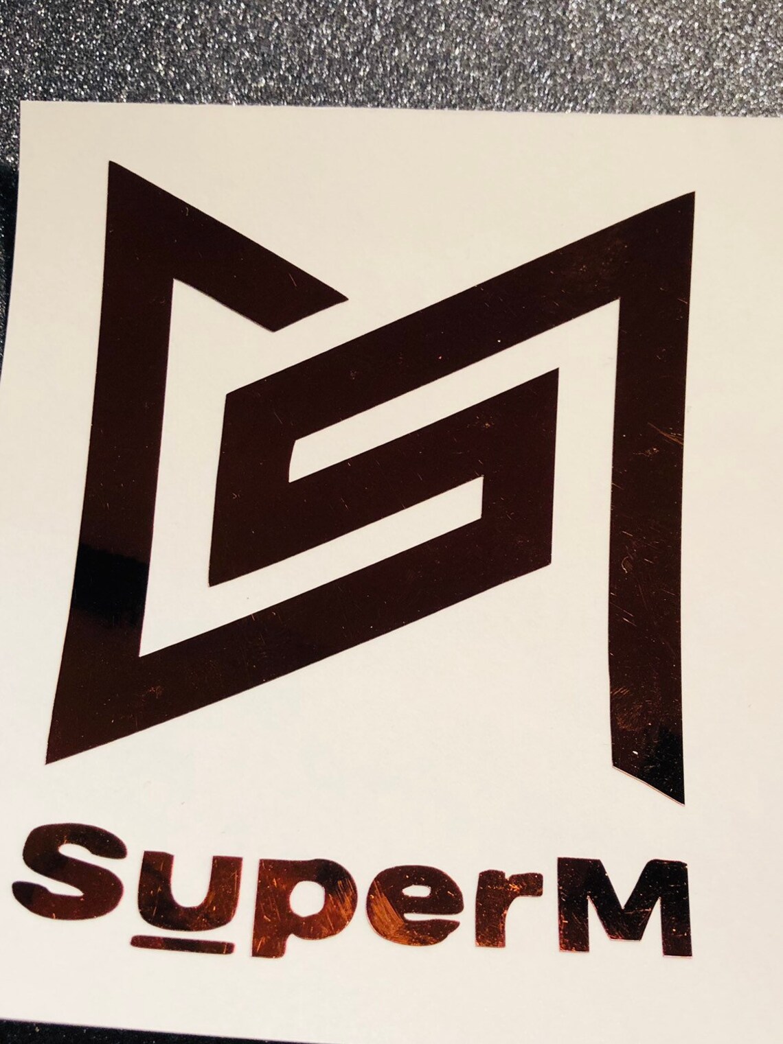 Super M Logo Decal Etsy