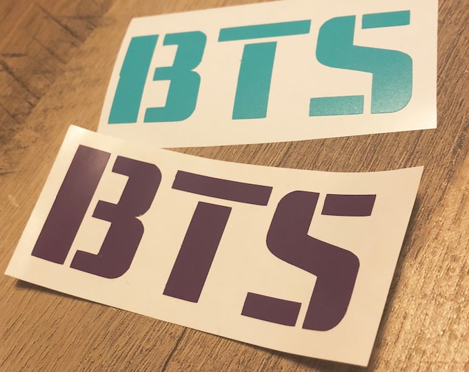 BTS Letters Logo Decal