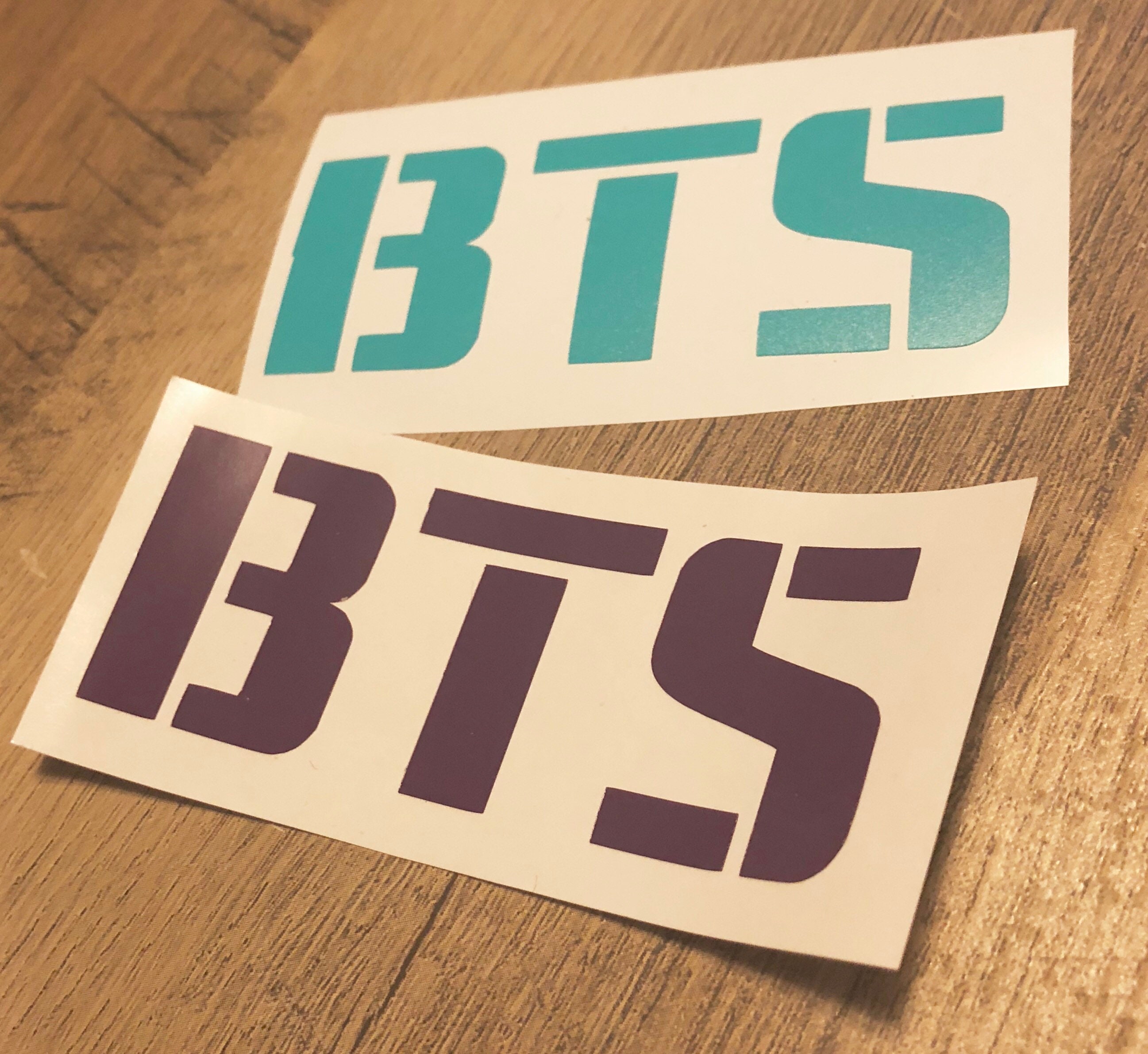 BTS Letters Logo Decal