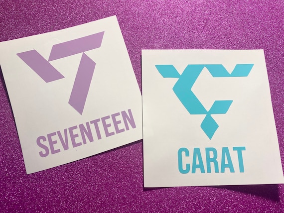 Calcomanías con el logotipo de Seventeen / Carat 2022 - Etsy España