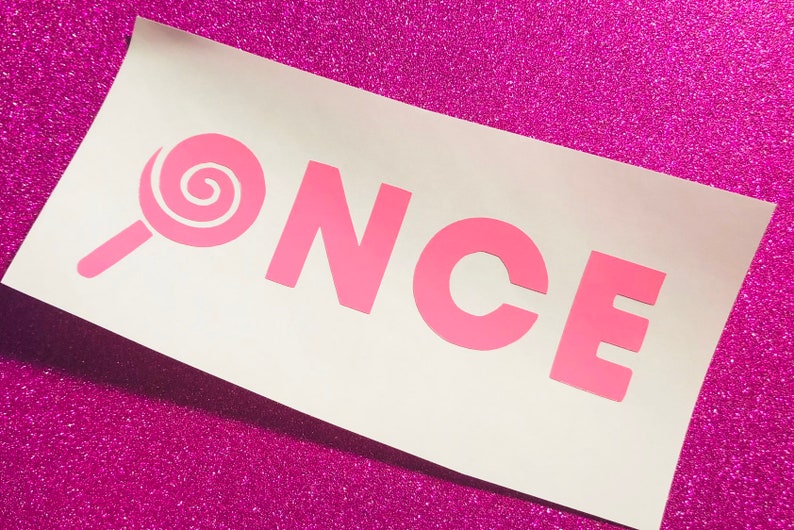 ONCE Logo Decal | Etsy