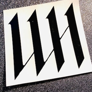 Calcomanía del logotipo de Wonho