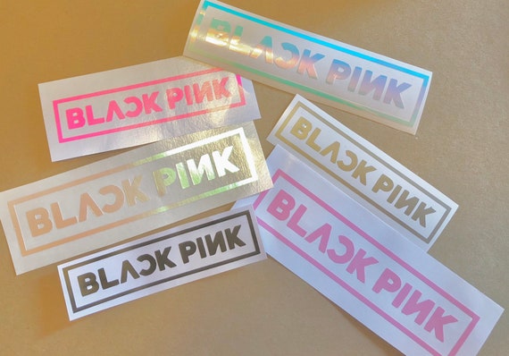 Calcomanía con el logotipo Blackpink - Etsy España