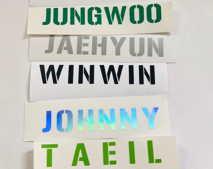 NCT Lightstick Decals