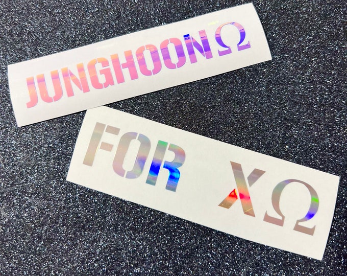 Omega X Lightstick Decals