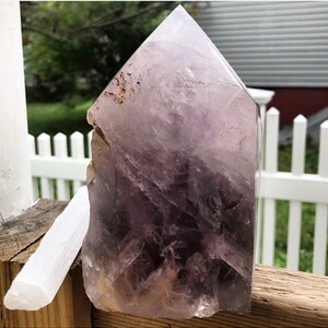 Amethyst Generator with Hematite Inclusions