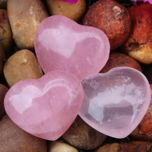 Pocket Rose Quartz Heart
