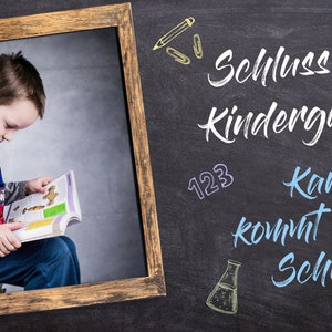 10 Schulanfangskarten, Einladung Schulanfang, Einladungskarten, Einschulung, individuell, Motiv 1