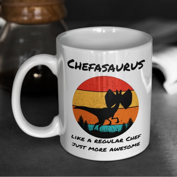 60 Second Makeover® Chefasaurus Grußkarte – Lustige Dino-Karte Für Vatertag & Geburtstag