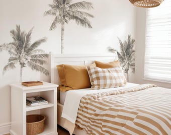 Palm Tree Removable Wallpaper Mural, Premium Fabric