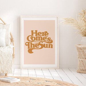 Here Comes the Sun "II" Designer print