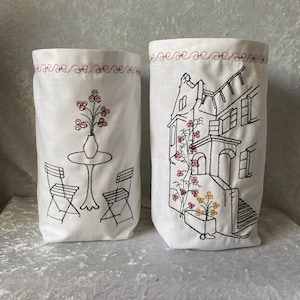 Lichtbeutel -Windlicht - Blumenvase - Haus - Garten - Tischdeko - Deko - Geschenk - Natur -
