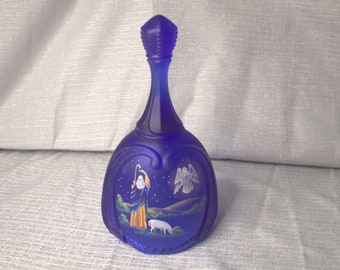 Vintage Fenton Birth of a Savior "The Announcement" Bell