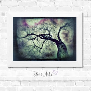 Grunge Tree fine art photography printable digital wall art decor poster instant download JPG