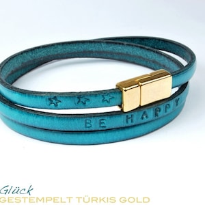 NAME BRACELET Family Band Bracelet Leather Message DESIRED TEXT Name customizable customizable various colors image 3