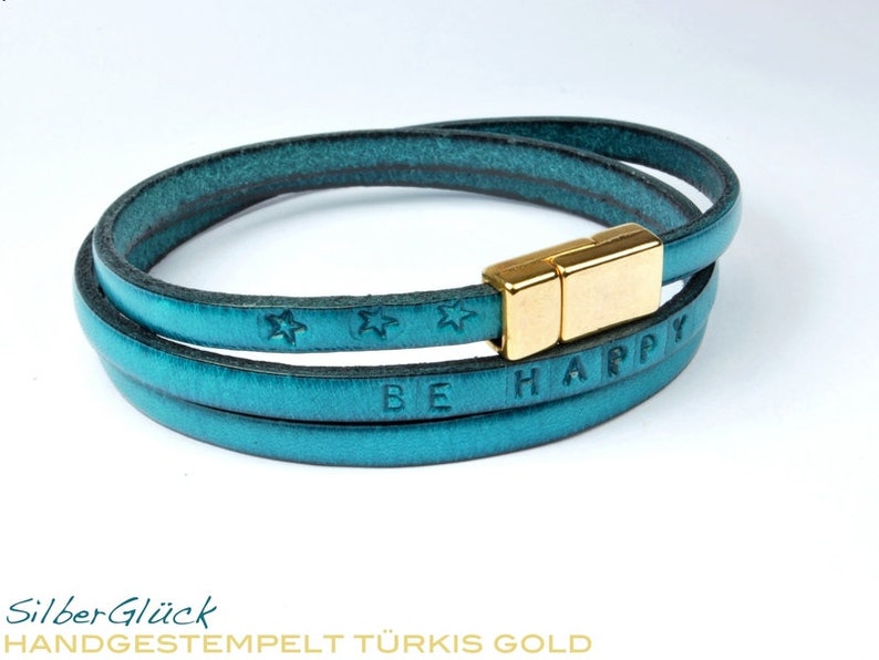 NAME BRACELET Family Band Bracelet Leather Message DESIRED TEXT Name customizable customizable various colors image 3