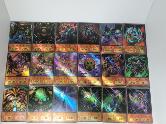 100 Pcs/box Kids Gift Anime Yu-Gi-Oh Cards Toy Blue Eyes Dark Magician  Exodia Obelisk Yugioh Classic DIY Game Card