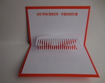 Friseur Gutschein Etsy