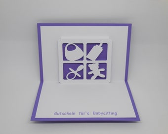 Babysitting Cards Etsy