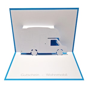 Pop up Karte - Wohnmobil