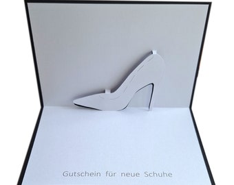 Voucher for new shoes, women's shoes, stilettos, high heels, pumps