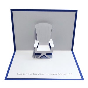 Gutschein für einen neuen Bürostuhl