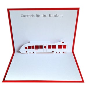 Gutschein - Bahnfahrt, Deutsche Bahn, Lok, Regionalbahn, RE