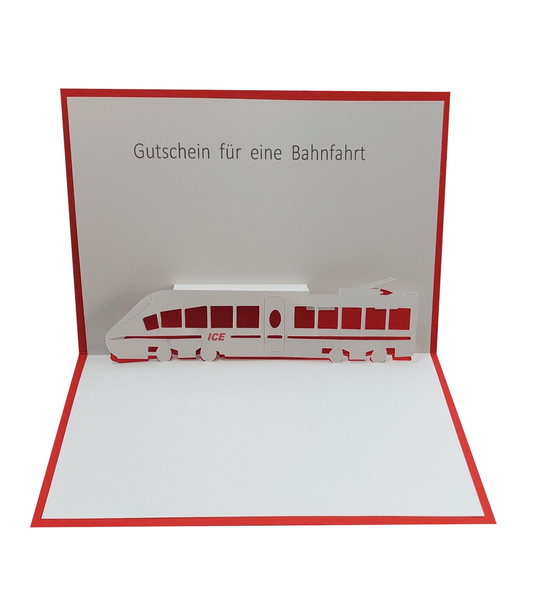 Voucher Train Ride, Deutsche Bahn, Locomotive, Regional Train, RE - Etsy