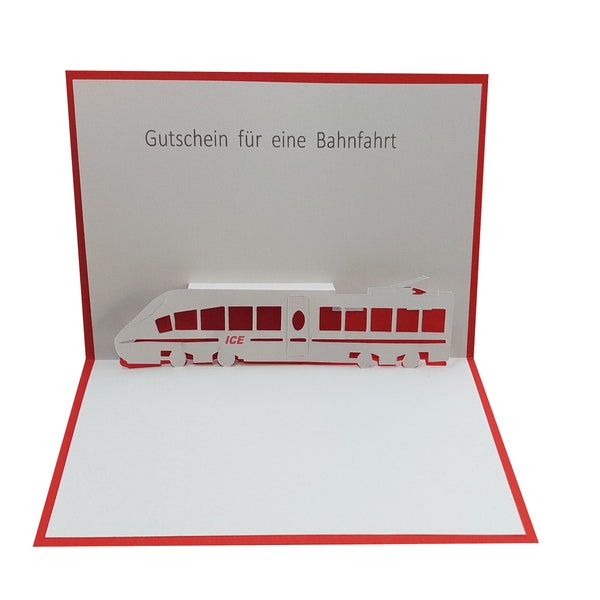 Gutschein - Bahnfahrt, Deutsche Bahn, Lok, Regionalbahn, RE