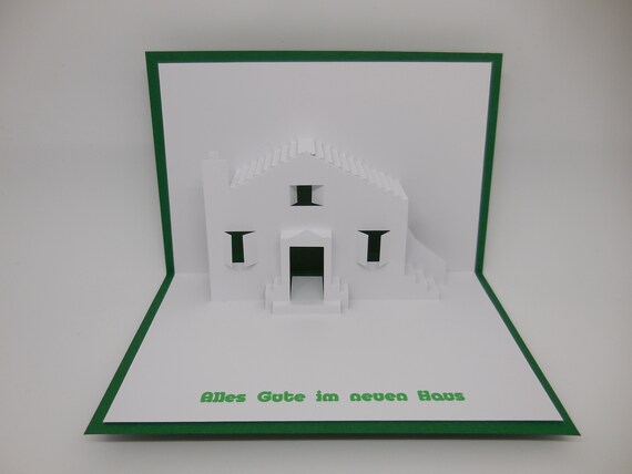Pop Up Card All The Best In The New House Etsy