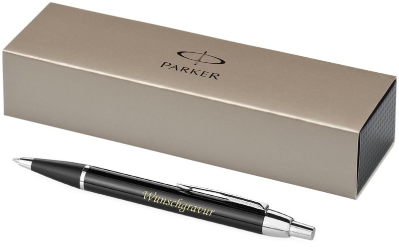 PARKER Kugelschreiber IM PREMIUM DARK ESPRESSO Laser Gravur graviert