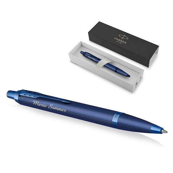 PARKER IM Professionals Monochrome Blue Ballpoint Pen With