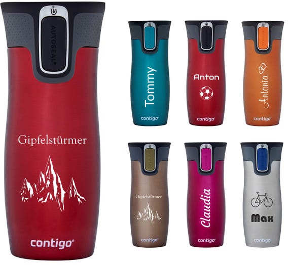 Contigo West Loop Autoseal Thermo Mug With Engraving - Name Stainless  Steel Insulated Travel Mug, Coffee Mug to Go Leak-proof Birthday - Etsy  Israel