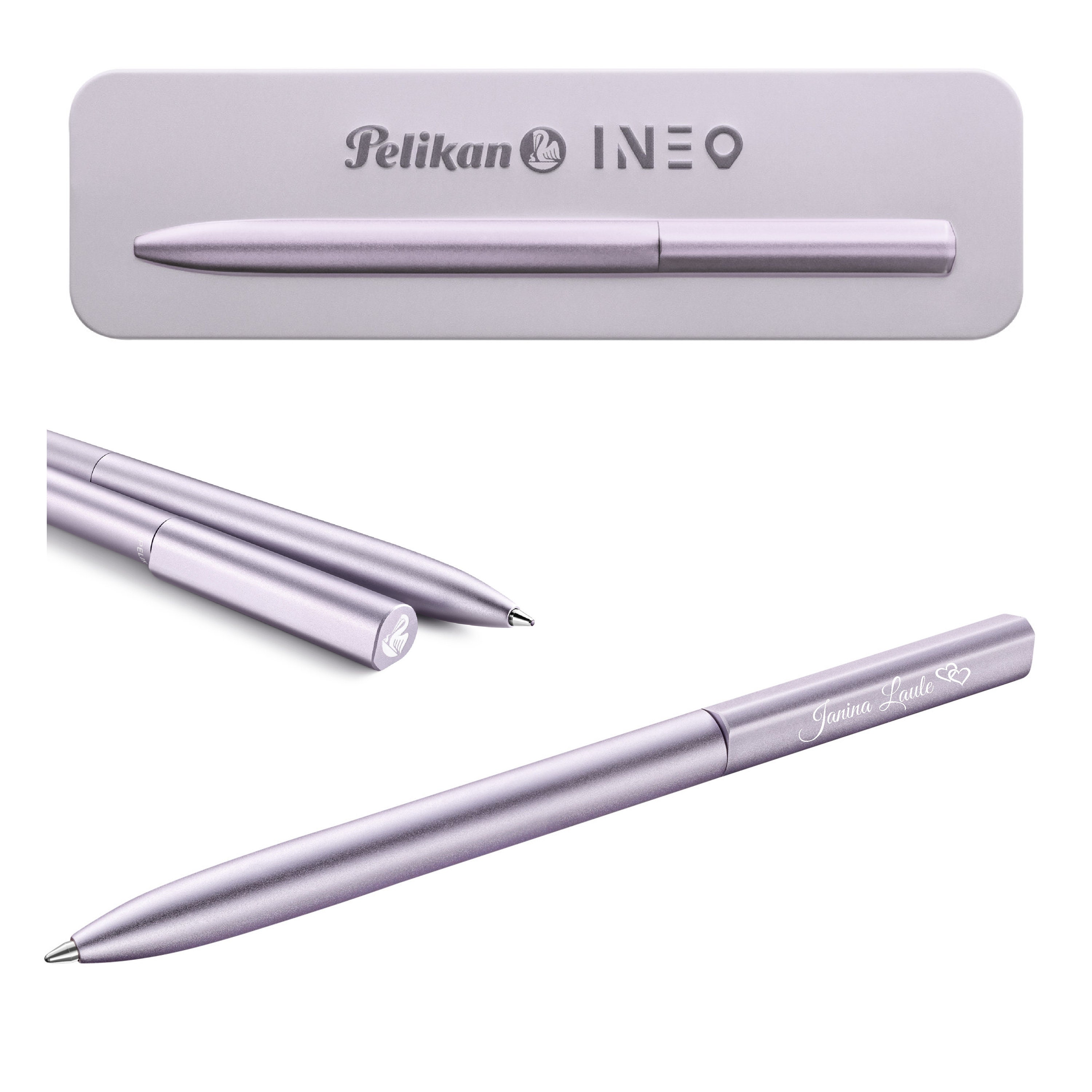 ペリカン ボールペン Ineo® Elements K6 パープル バイオレット 彫刻