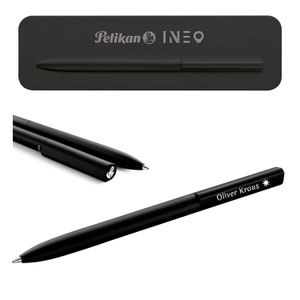 Penna a sfera Pelikan Ineo® Elements K6 nera con incisione regalo penne uniche con nome regali personalizzati personalizzati