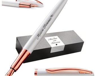 Pelikan Füllhalter Jazz® Noble Elegance P36 Perlmutt Weiß Geschenk einzigartige Stifte mit Namen personalisierte Geschenke
