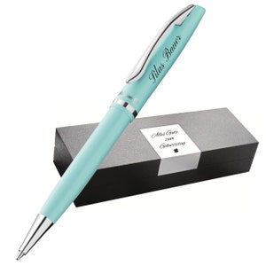 Pelikan Jazz ballpoint pen Mint with engraving gift unique pens with name personalized gifts ballpoint pen personalized